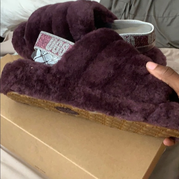 PURPLE UGG SLIDES FOR THE LOW - Picture 2 of 3